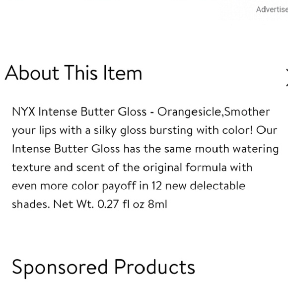 🆕️LAST SET🧡 NYX INTENSE GLOSS🧡 - Picture 4 of 7